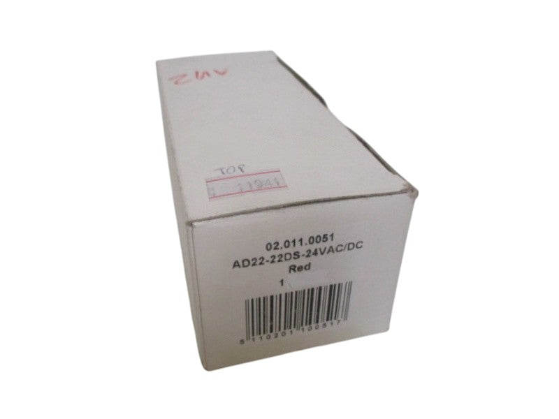 XINDALI AD22-22DS RED LED INDICATOR LIGHT 24V NSMP