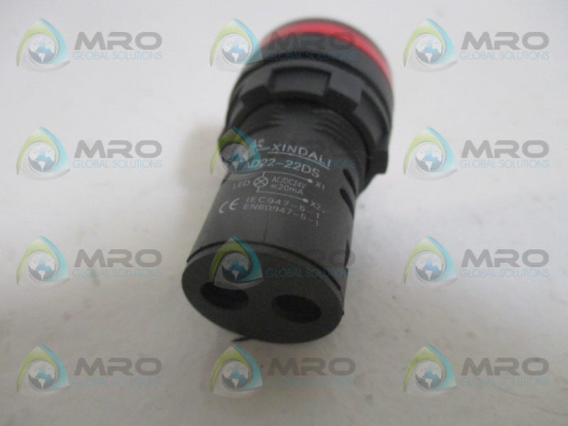 XINDALI AD22-22DS RED LED INDICATOR LIGHT 24V NSNP