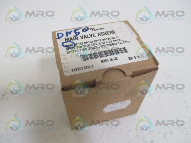 SPIRAX SARCO 1007081 DP163 MAIN VALVE ASSEMBLY NSMP