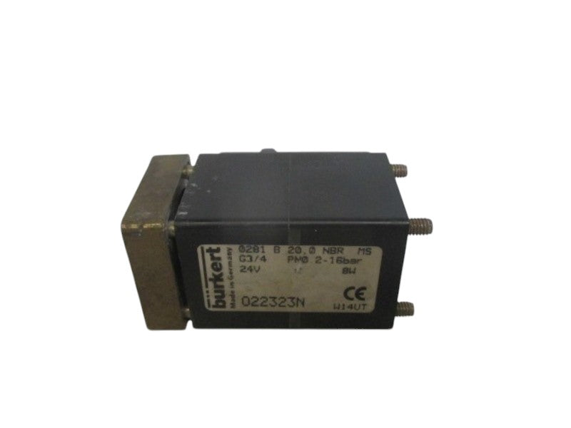 BURKERT 022323N SOLENOID VALVE 24V UNMP