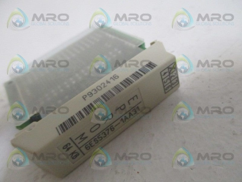 SIEMENS SIMATIC S5 6ES5376-1AA31 EPROM MODUL 64KB  NSMP