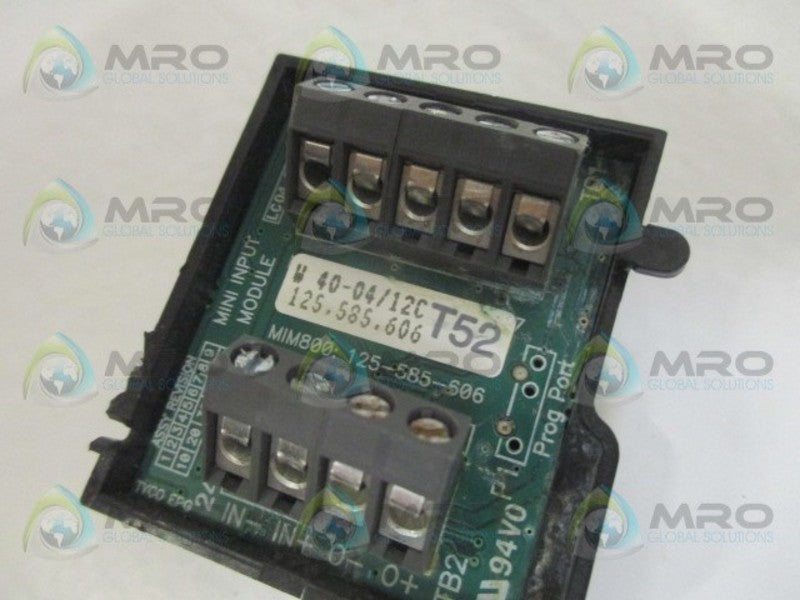 SIMPLEX TIME RECORDER MIM800 INPUT MODULE 555.800.001 UNMP