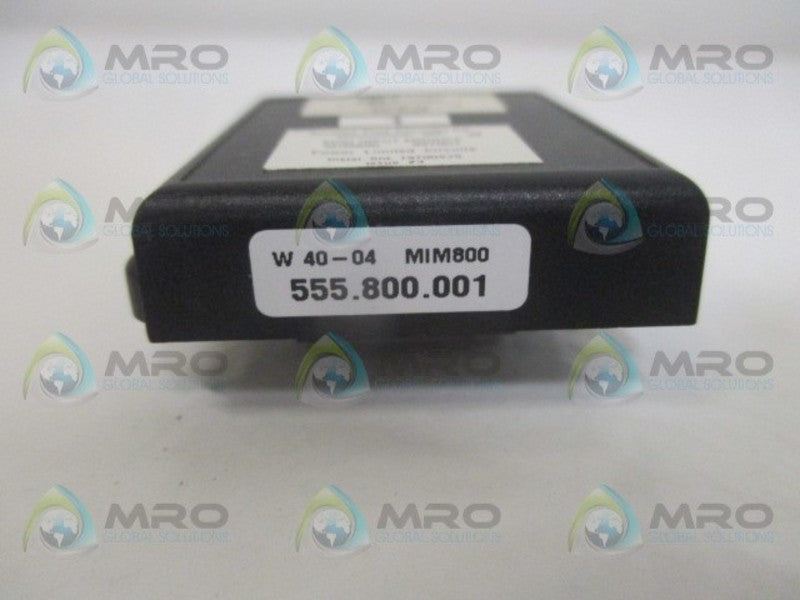 SIMPLEX TIME RECORDER MIM800 INPUT MODULE 555.800.001 UNMP