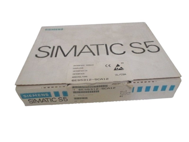 SIEMENS SIMATIC S5 6ES5312-5CA12 INTERFACE MODULE NSMP