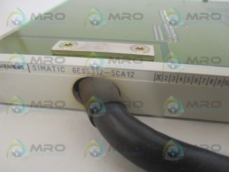 SIEMENS SIMATIC S5 6ES5312-5CA12 INTERFACE MODULE NSMP