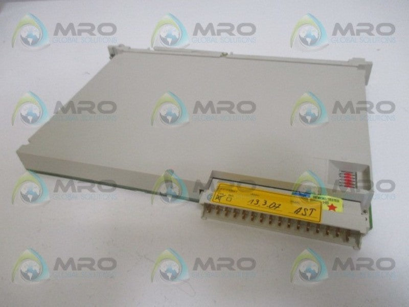 SIEMENS SIMATIC 6ES5430-4UA13 DIGITAL INPUT MODULE 32POINT 24VDC NSNP