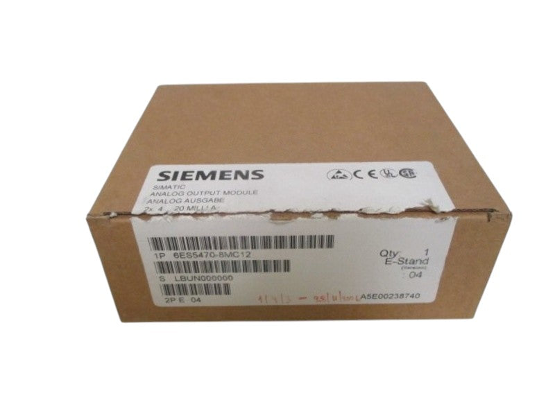 SIEMENS SIMATIC S5 6ES5470-8MC12 ANALOG OUTPUT MODULE NSMP