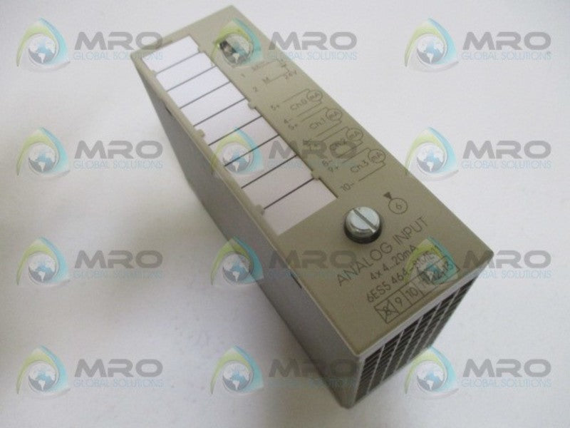 SIEMENS SIMATIC S5 6ES5464-8ME11 ANALOG INPUT MODULE NSMP
