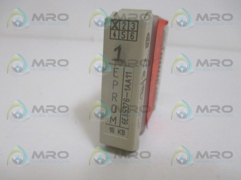 SIEMENS SIMATIC S5 6ES5376-1AA11 MEMORY MODULE 16KB UNMP
