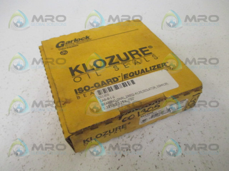 GARLOCK 29502-4139 BEARING ISOLATOR NSMP