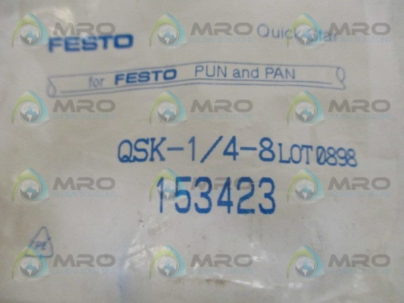 FESTO QSK-1/4-8 PUN AND PAN NSMP