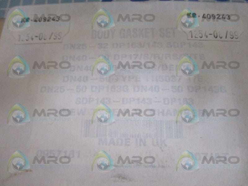 SPIRAX SARCO DP163 0957181 BODY GASKET SET NSNP