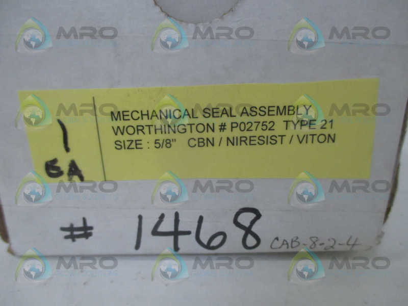 WORTHINGTON P02752 SEAL ASSEMBLY 5/8" NSMP