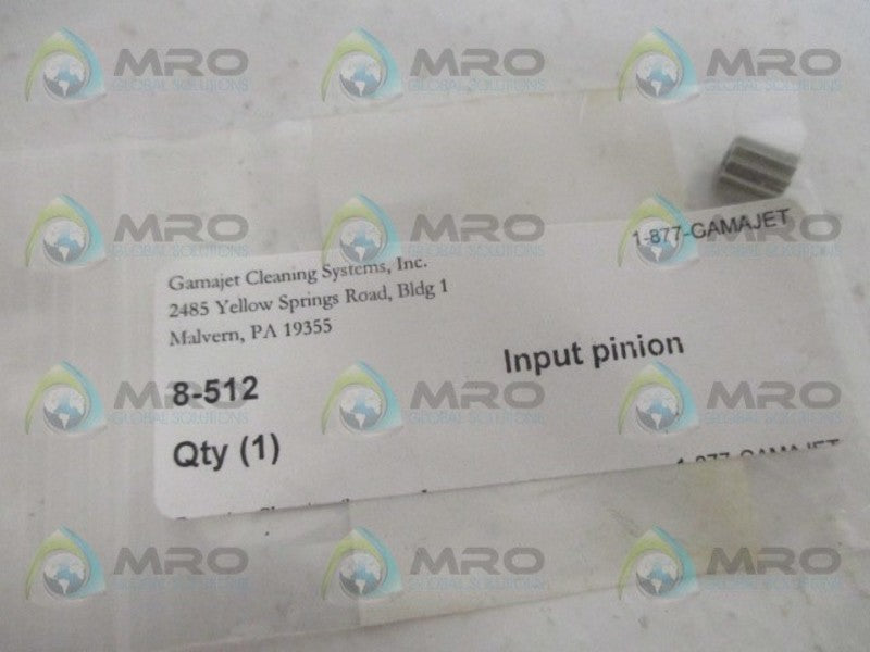 GAMAJET CLEANING SYSTEMS 8-512 INPUT PINION NSMP
