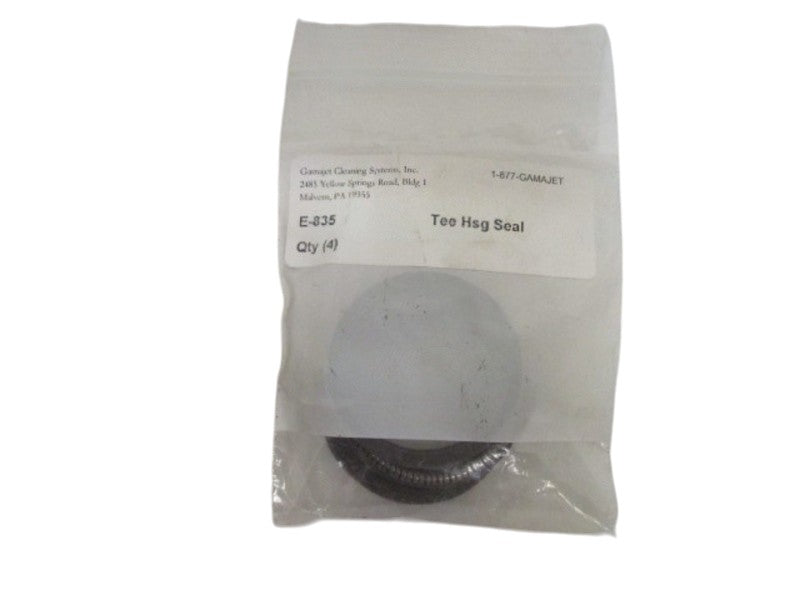 GAMAJET CLEANING SYSTEMS E-835 TEE HSG SEAL (PKG OF 4) NSMP