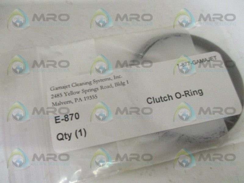 GAMAJET CLEANING SYSTEMS E-870 CLUTCH O-RING NSMP