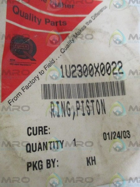 FISHER 1U2300X0022 PISTON RING NSNP