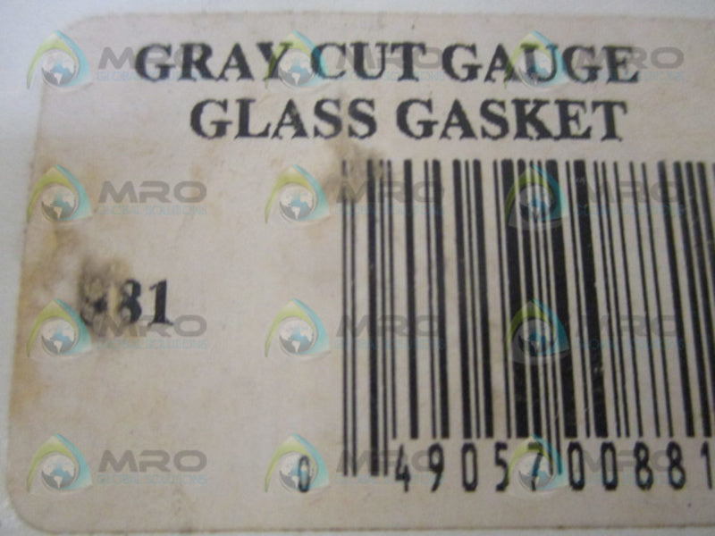 INDUSTRIAL MRO 981 CUT GAUGE GLASS GAKET *NEW NO BOX*