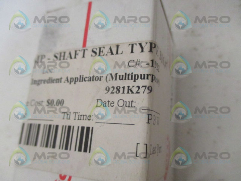 FLOWSERVE 9281K279 SEAL NSMP