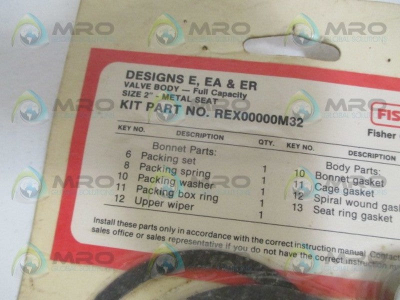 FISHER REX00000M32 VALVE BODY METAL SEAT NSMP