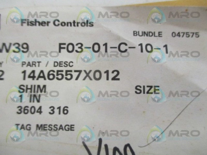 FISHER 14A6557X012 SHIM 1" NSNP