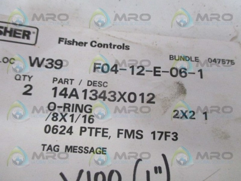 FISHER 14A1343X012 O-RING NSNP