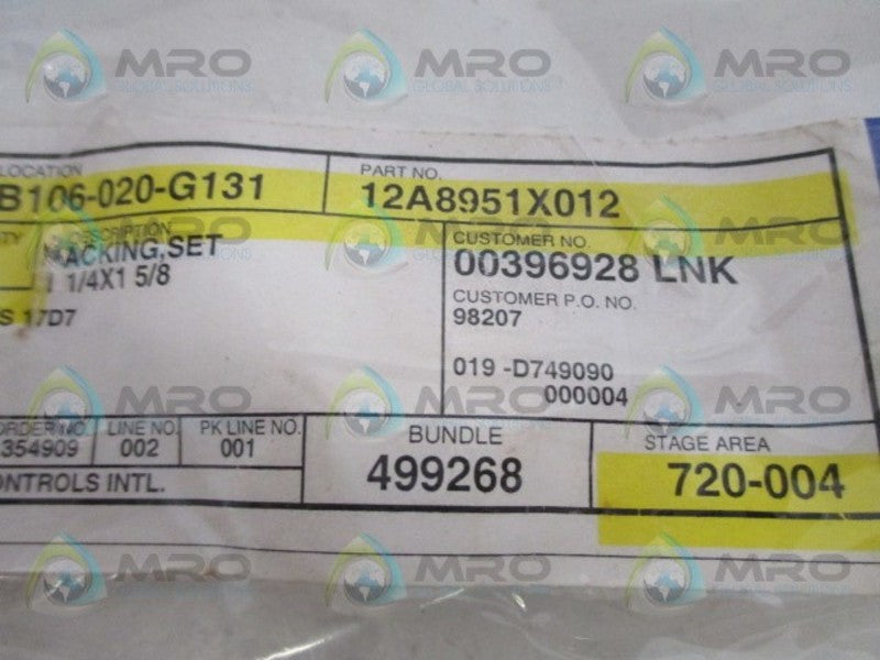 FISHER 12A8951X012 PACKING SET NSNP