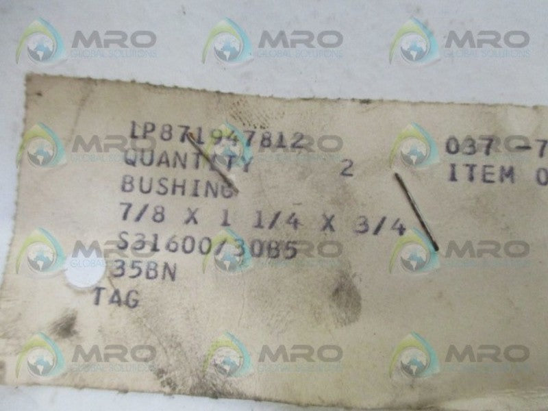 FISHER 1P871947812 BUSHING NSNP