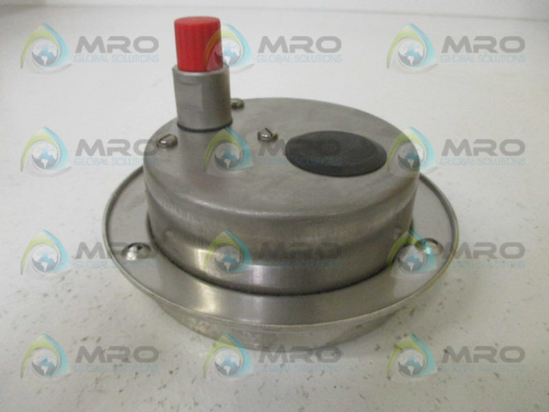 MCDANIEL CONTROLS REC SAFETY GAUGE 3-15PSI NSMP