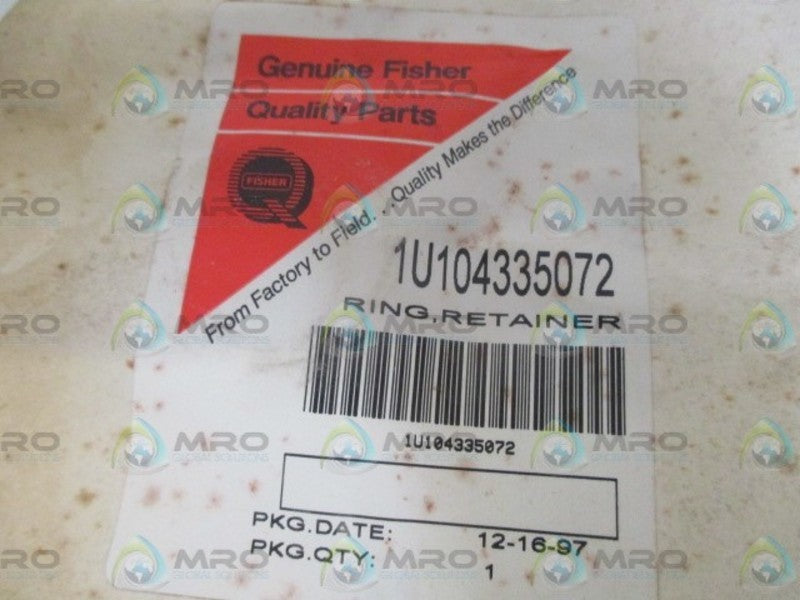 FISHER 1U104335072 RING RETAINER NSMP