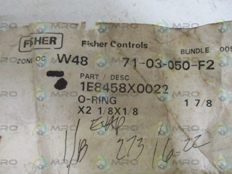 FISHER 1E8458X0022 O-RING NSNP