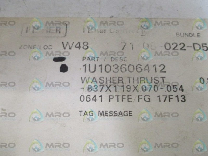 FISHER 1U103606412 THRUST WASHER NSNP