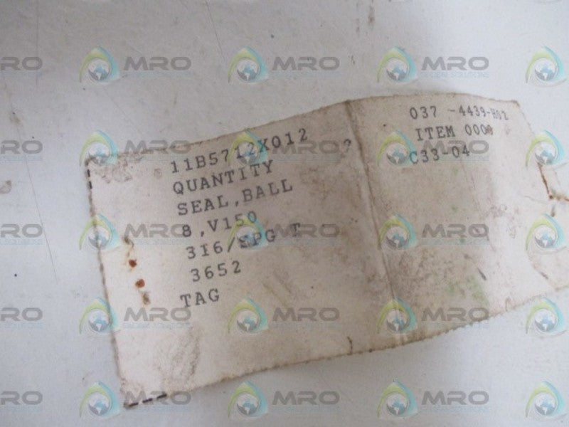FISHER 11B5712X012 BALL SEAL NSNP