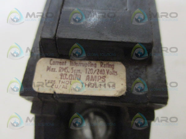 GENERAL ELECTRIC THQL1115 CIRCUIT BREAKER 15A UNMP