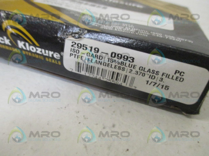 GARLOCK KLOZURE 29519-0993 ISO-GUARD NSMP