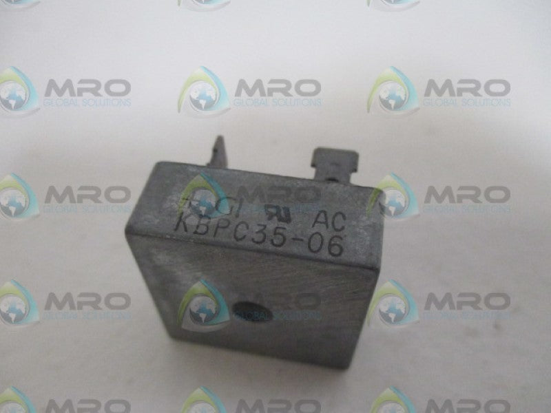 GENERAL SEMICONDUCTOR KBPC35-06 BRIDGE RECTIFIER NSNP