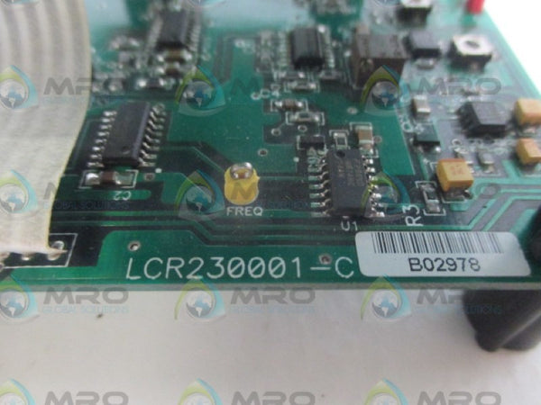 BINDICATOR LCR230001-C CONTROL & POWER BOARD UNMP