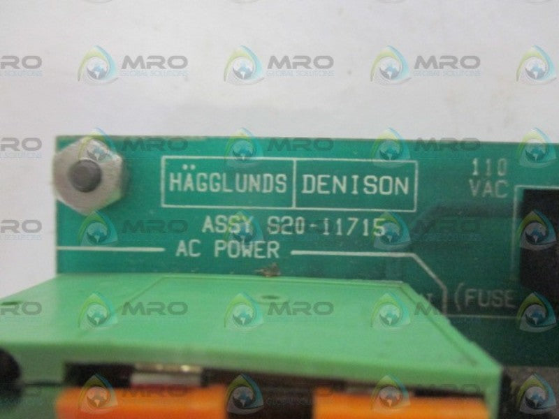 DENISON HYDRAULICS S20-11715 JUPITER POWER SUPPLY (AS PICTURED) UNMP