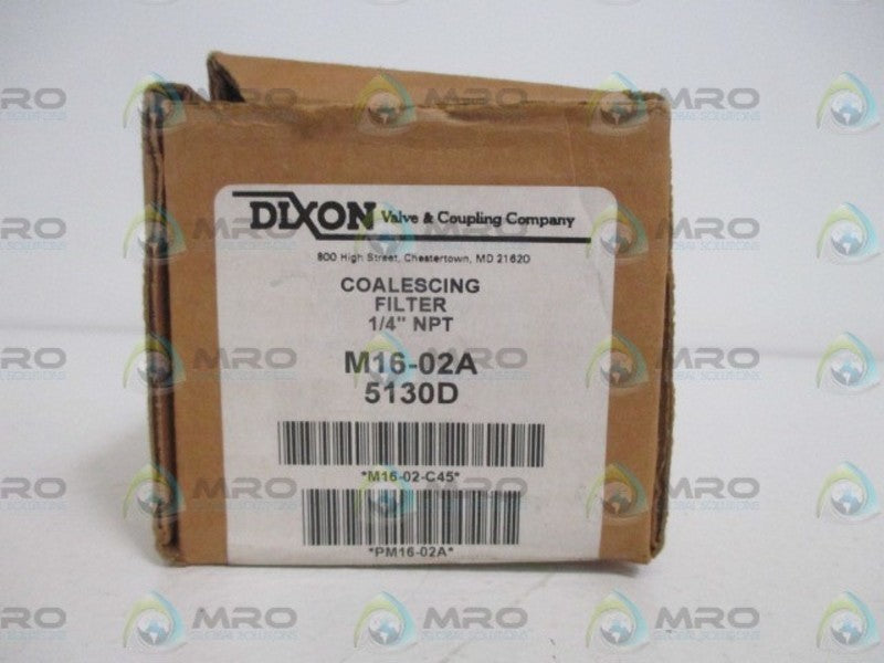 DIXON M16-02A FILTER 1/4" NSNP