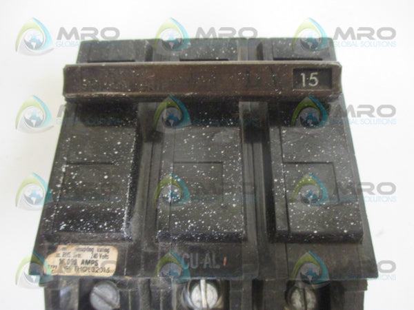 GENERAL ELECTRIC THQL32015 CIRCUIT BREAKER 15A UNMP