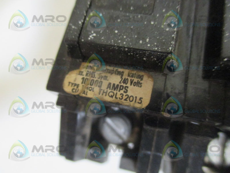 GENERAL ELECTRIC THQL32015 CIRCUIT BREAKER 15A UNMP