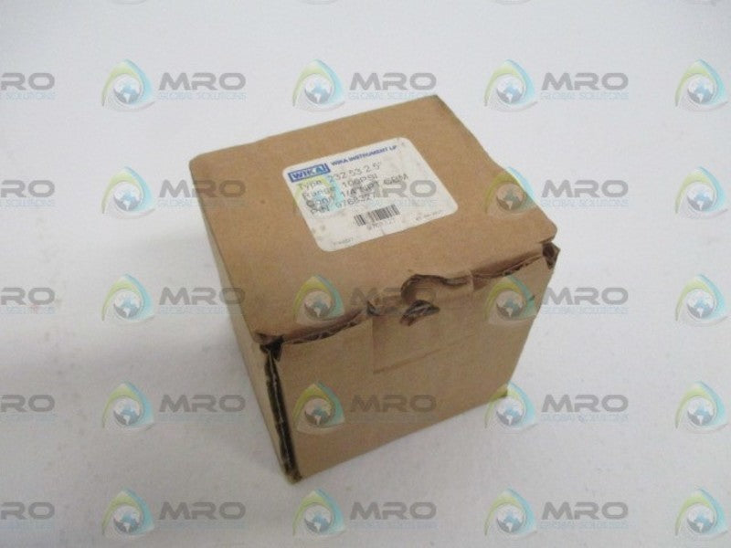 WIKA 9768327 PRESSURE GAUGE 100PSI NSMP
