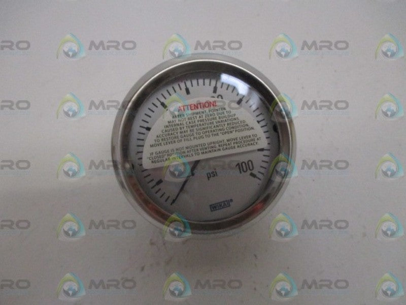 WIKA 9768327 PRESSURE GAUGE 100PSI NSMP