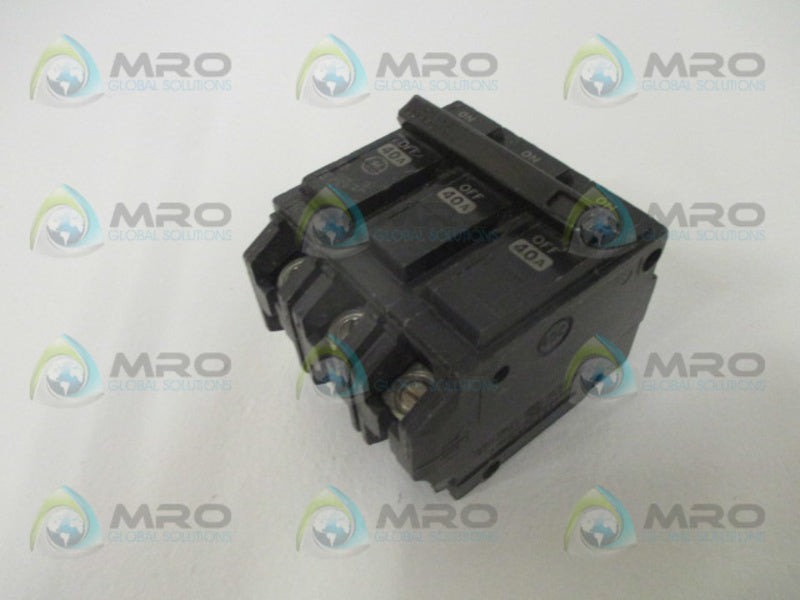 GENERAL ELECTRIC THQL340 CIRCUIT BREAKER 40A NSNP