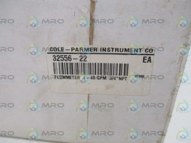 BLUE-WHITE RT-750MI-GPM1 PADDLEWHEEL FLOWMETER NSFS