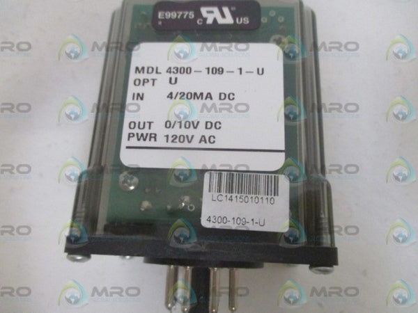 ACTION PAK 4300-109-1-U SIGNAL CONDITIONER RELAY 120VAC NSMP