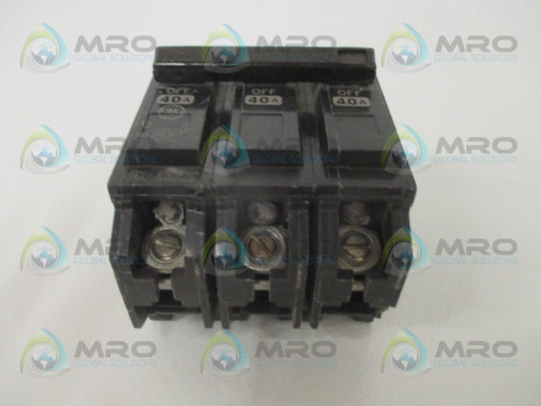 GENERAL ELECTRIC THQL340 CIRCUIT BREAKER 40A NSNP