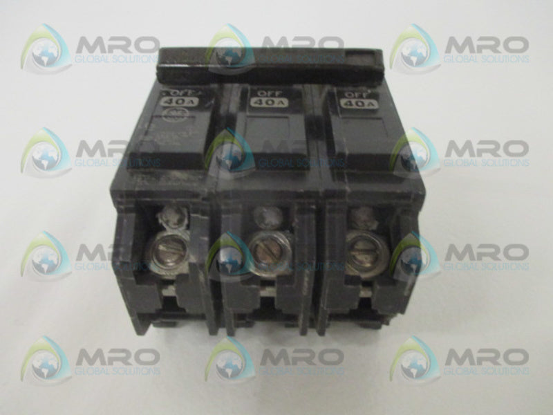GENERAL ELECTRIC THQL340 CIRCUIT BREAKER 40A NSNP