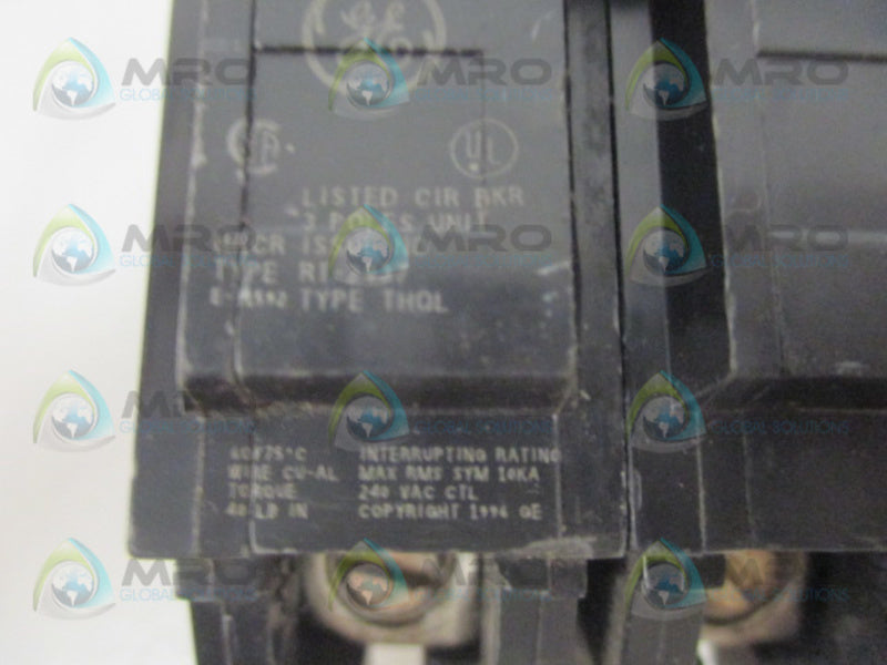 GENERAL ELECTRIC THQL340 CIRCUIT BREAKER 40A NSNP