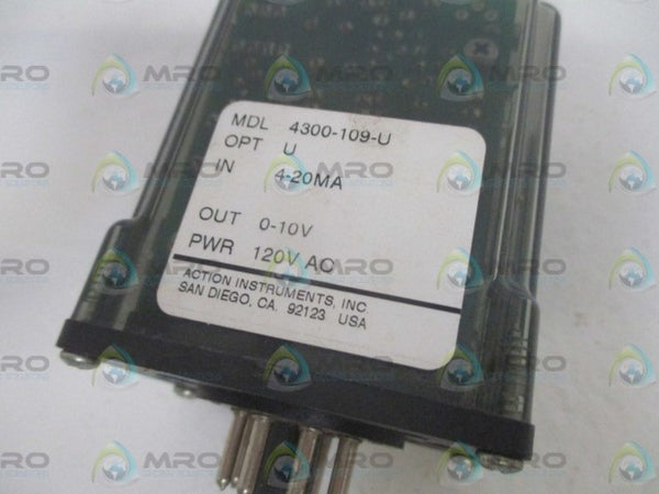 ACTION PAK 4300-109-U RELAY 120VAC NSNP
